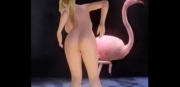  DOA Girls Flamingo Shower